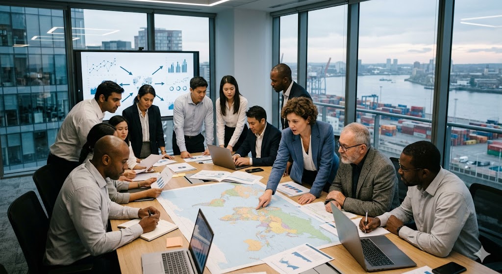 Global Political Research on Cross-Border Trade