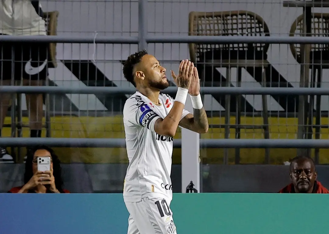 (VIDEO) Neymar’s Rebirth: This Was His First Goal in the Copa Sudamericana With Santos FC