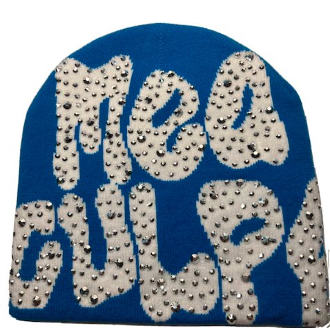 Mea Culpa Beanie: A Fashion Statement with a Deeper Meaning.